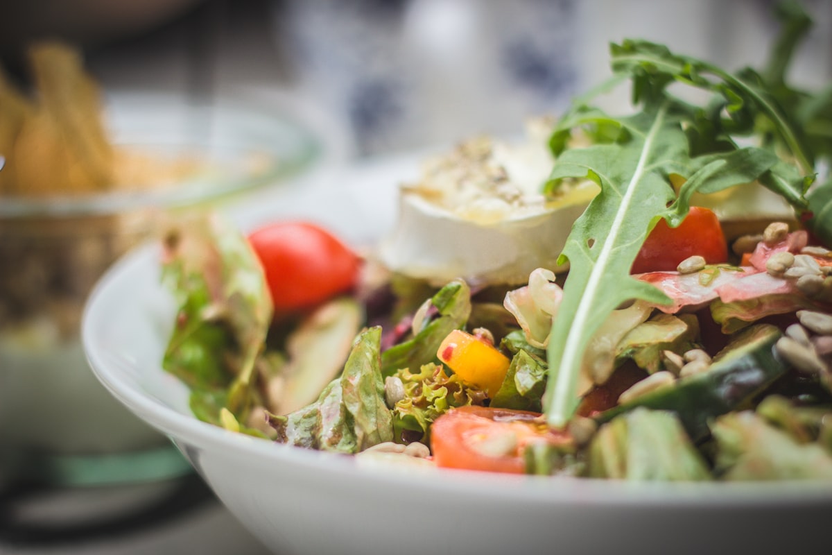 Healthy cooking with fresh ingredients